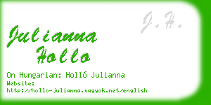 julianna hollo business card